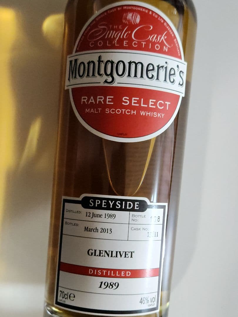 グレンリベット24年 1989年 シングルカスク モンゴメリー