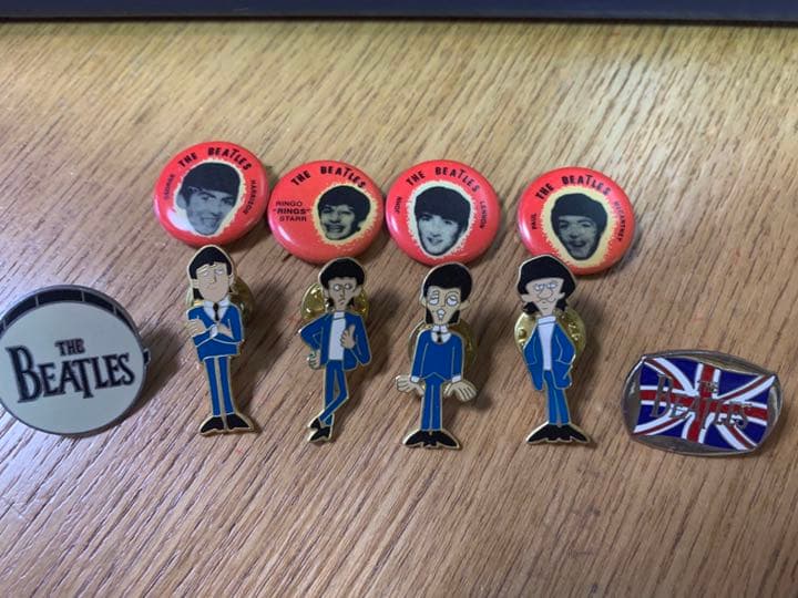 ビートルズ 激レア ピンバッジ セット ビートルズ ピンバッジ4点セット