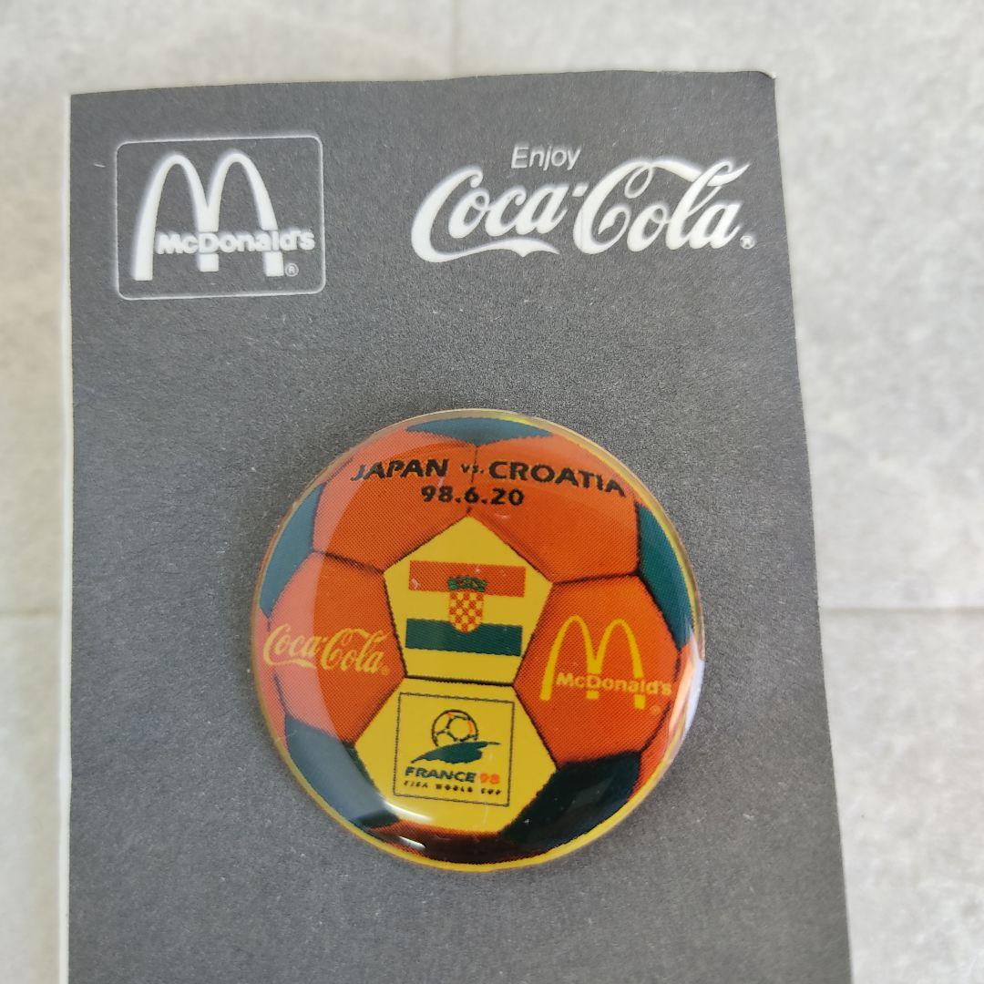1998年 フランスW杯 ピンバッジ 　26個 マクドナルド×コカコーラ