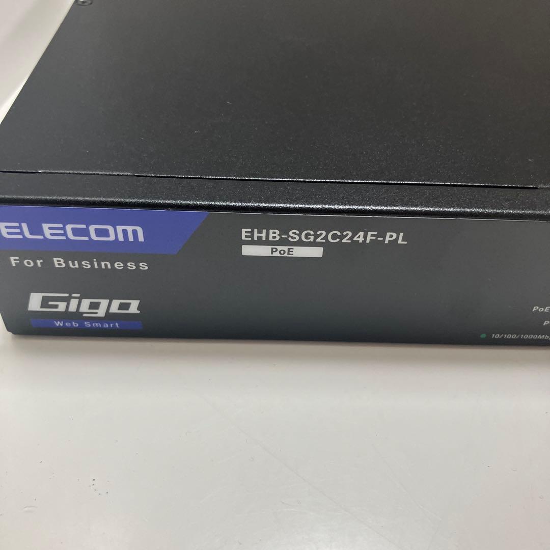 16日までELECOM EHB-SG2C24F-PLスイッチングハブ24ポート⚫︎