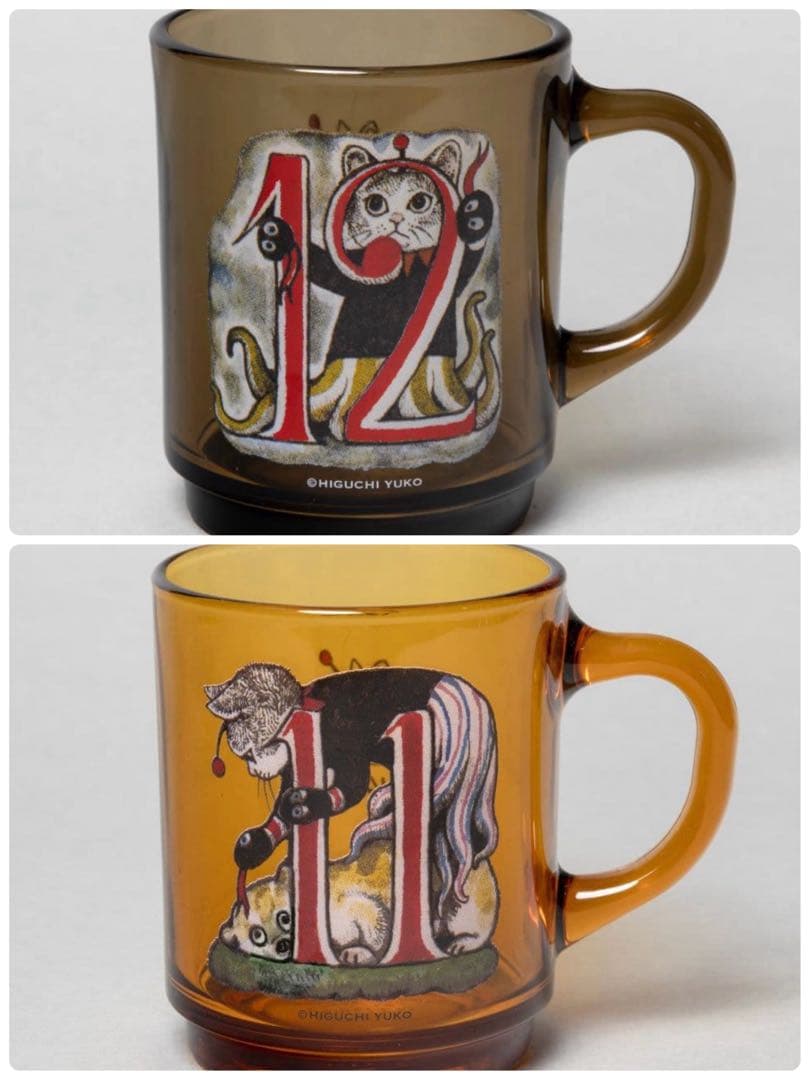 ヒグチユウコ ボリス雑貨店 グラスマグ GUSTAVE 12と11 グラスマグ GUSTAVE3 – ボリス雑貨店