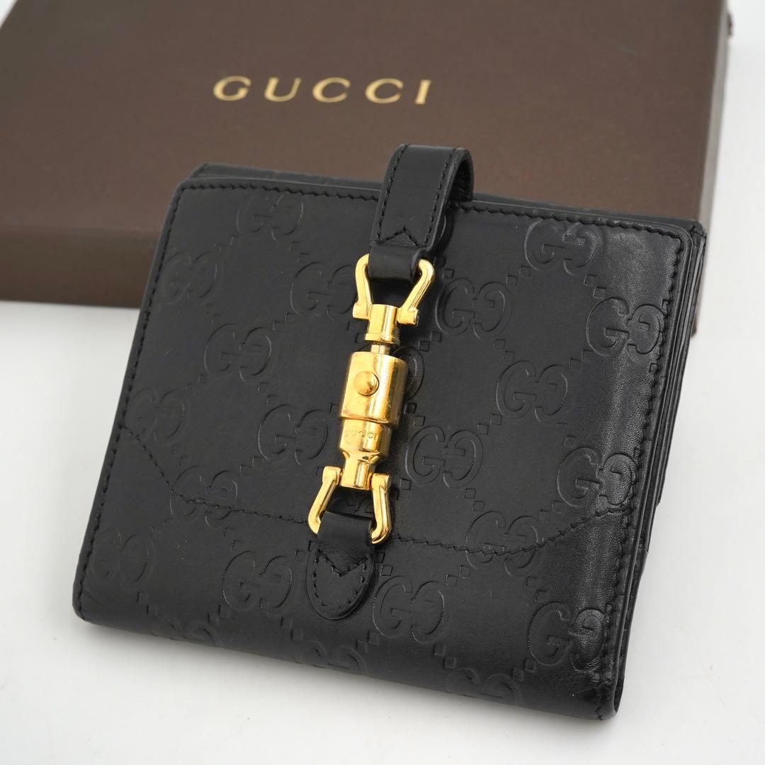 ✨未使用に近い✨GUCCI ミニ財布インターロッキングGG柄GGライン