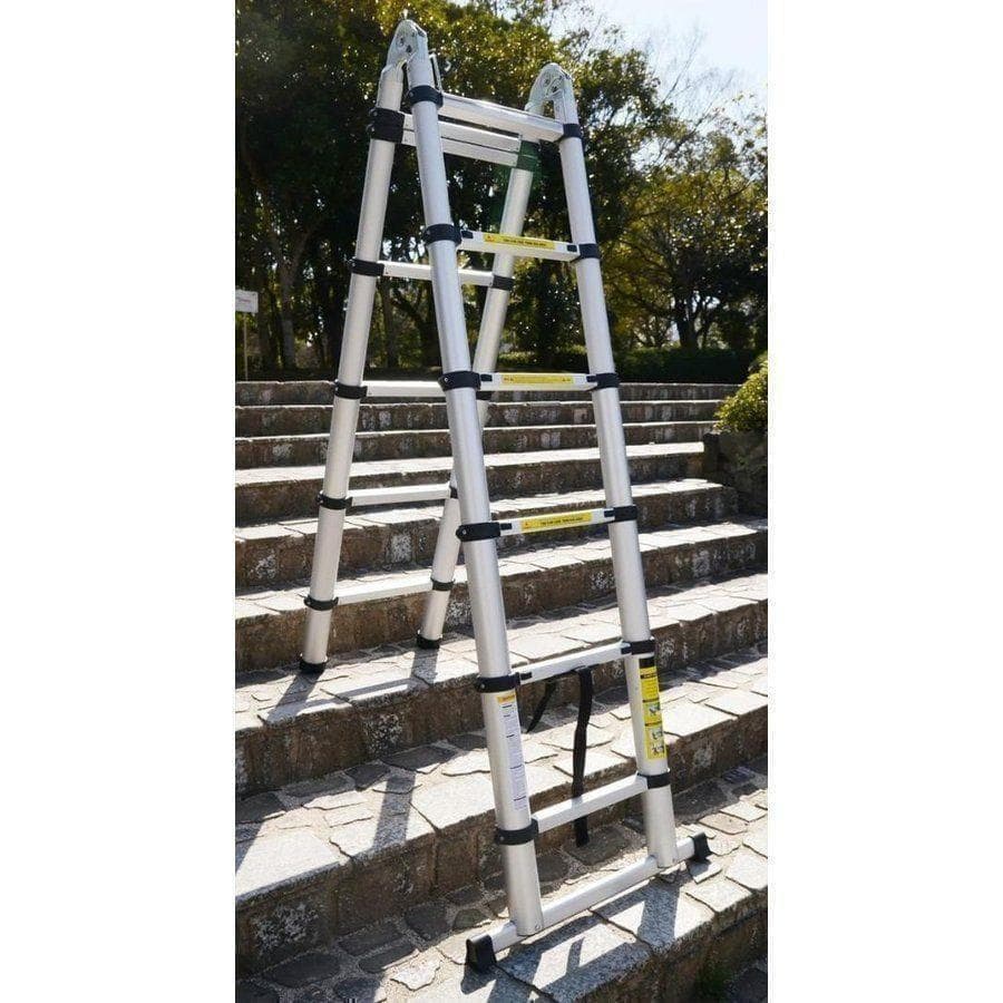 はしご 伸縮 3.8m 折りたたみ 耐荷重150kg 家庭用 業務用 災害 47