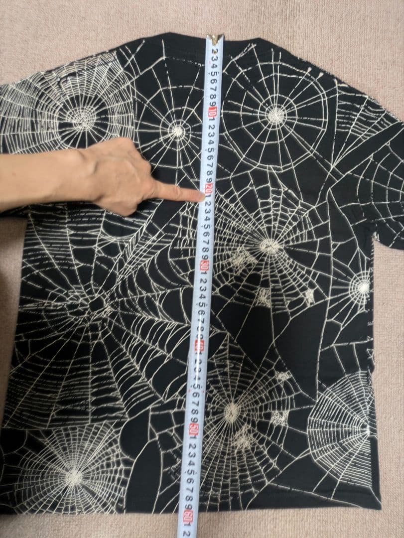 超希少！】【極美品！】Vintageスパイダーウェブ蜘蛛の巣Tシャツ USA