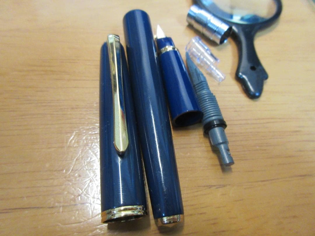 PILOT] DELUXE URUSHI デラックス 漆 14K Fニブ 青軸