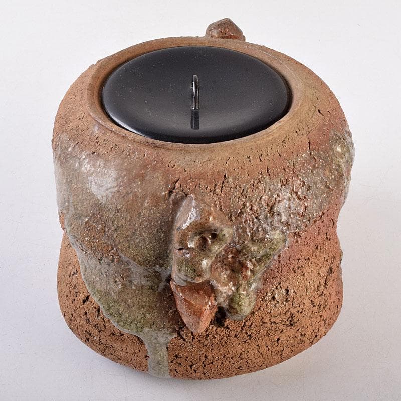 北大路魯山人作 信楽焼 水指 共箱 D R9032B - メルカリ