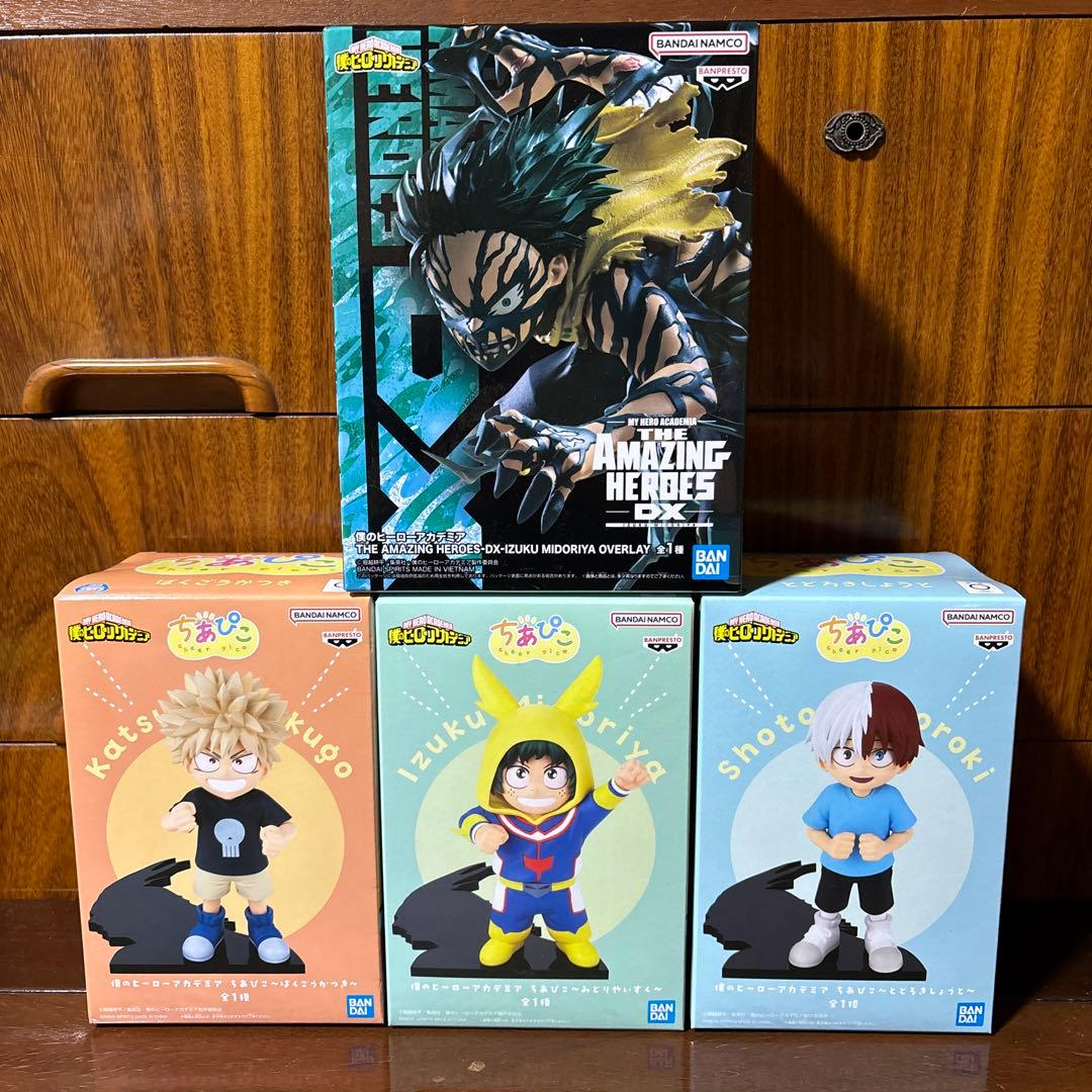 僕のヒーローアカデミア ちあぴこ 3種セット& 緑谷出久フィギュア