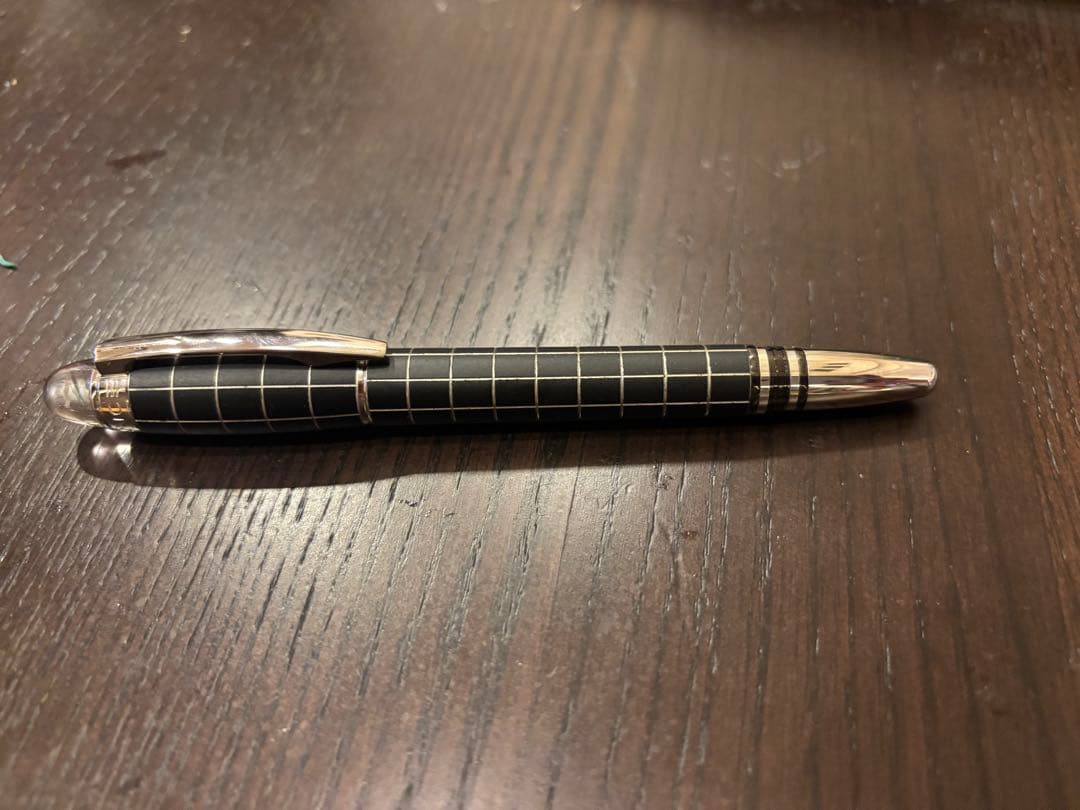 【極美品/廃盤】MONTBLANC万年筆 スターウォーカー メタルラバー 14K