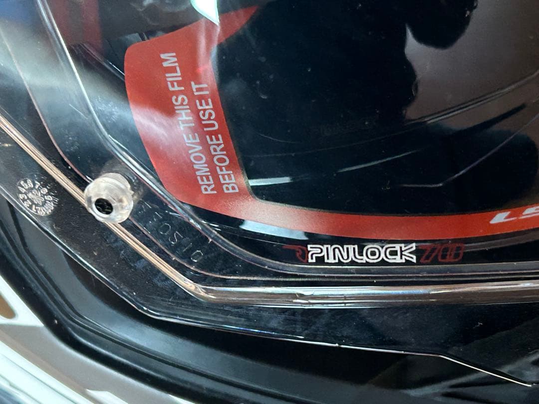 LS2 ヘルメット インナーバイザー付き Mサイズ MX701(2022モデル)