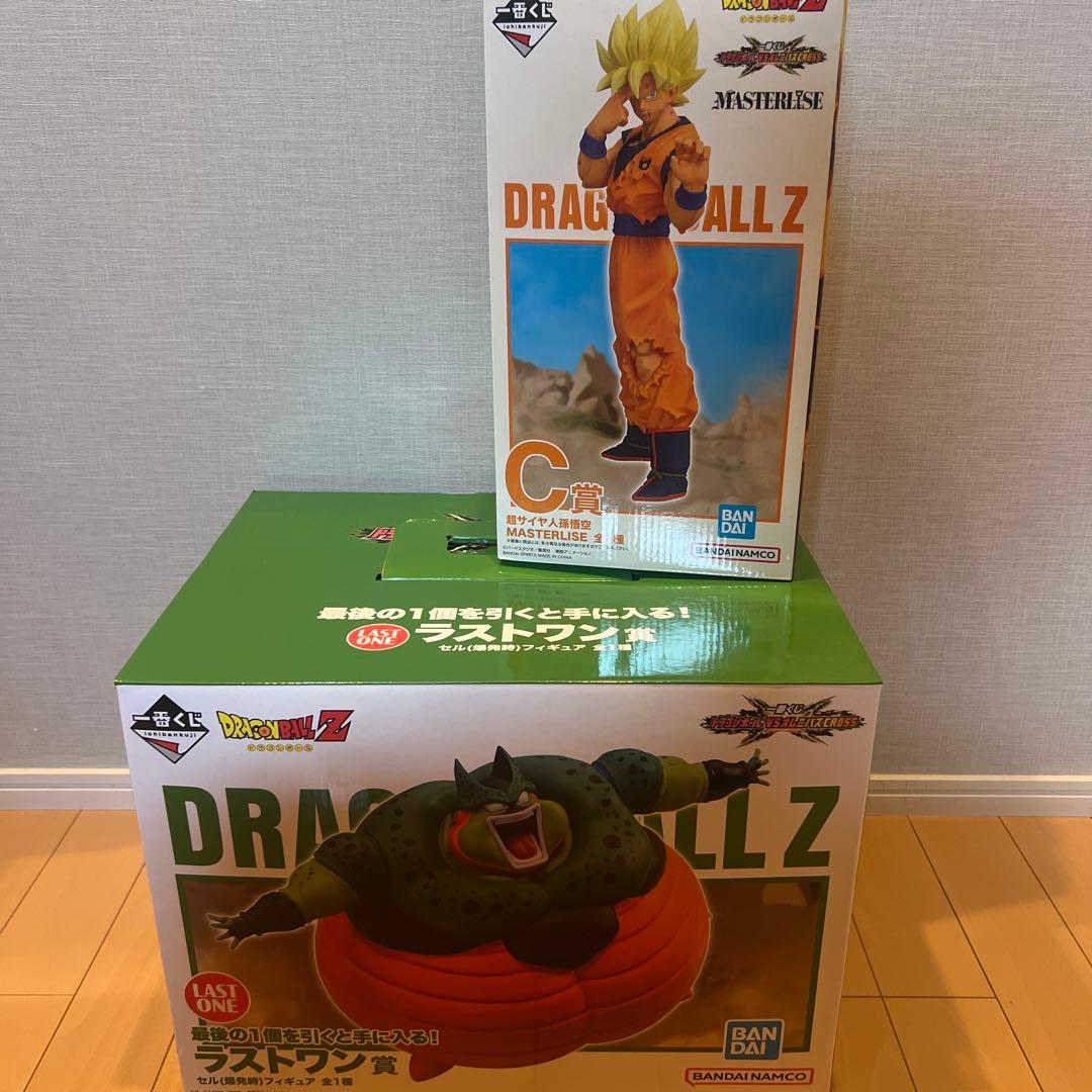 ドラゴンボールZ 一番くじ　セル（爆発時）ラストワン　超サイヤ人孫悟空 C賞