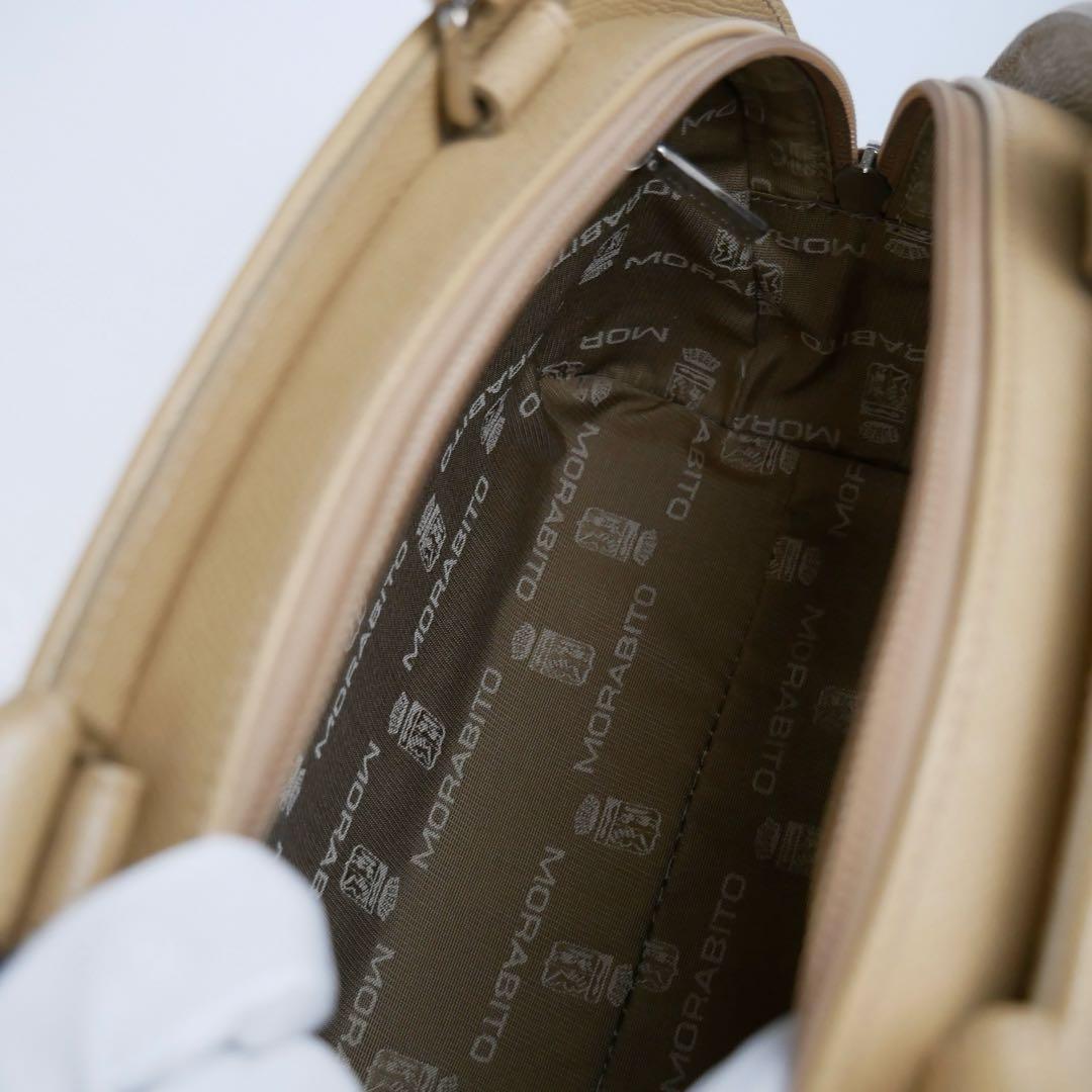 ✨新品未使用保管品✨ モラビト MORABITO　ディアンヌ　ベージュ シボ革