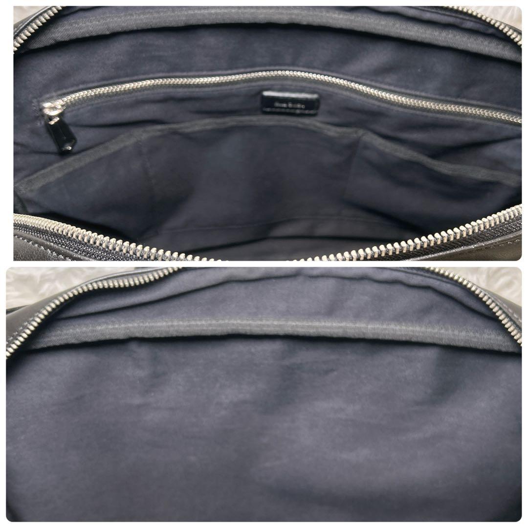 ポールスミス ビジネスバッグ ブリーフケース レザーブラック 2WAYショルダー