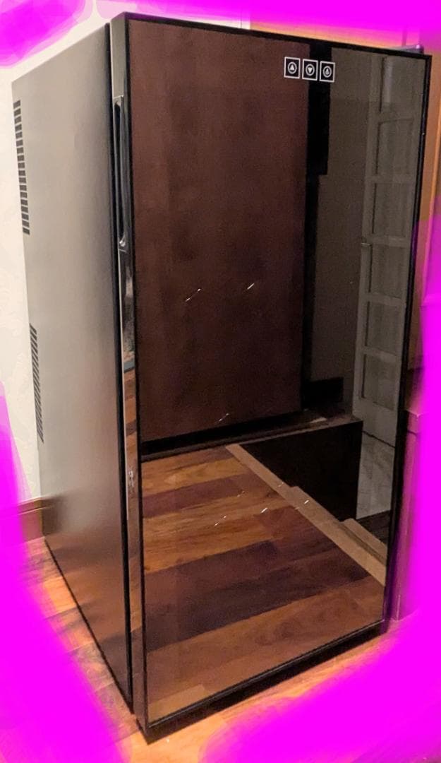 ワインセラー 32本 家庭用 ペルチェ方式 78L ブラック コンポジット