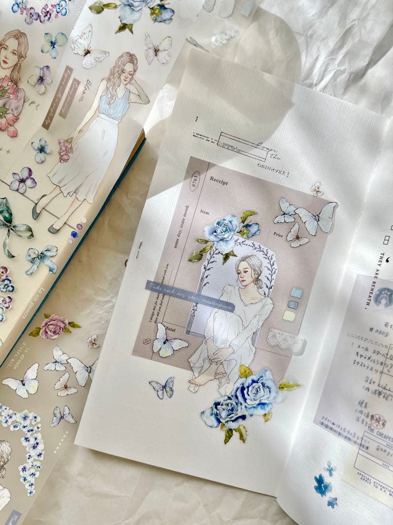 ⭐️SALE⭐️pion《Bloom》海外マスキングテープ　マステ 【1251】