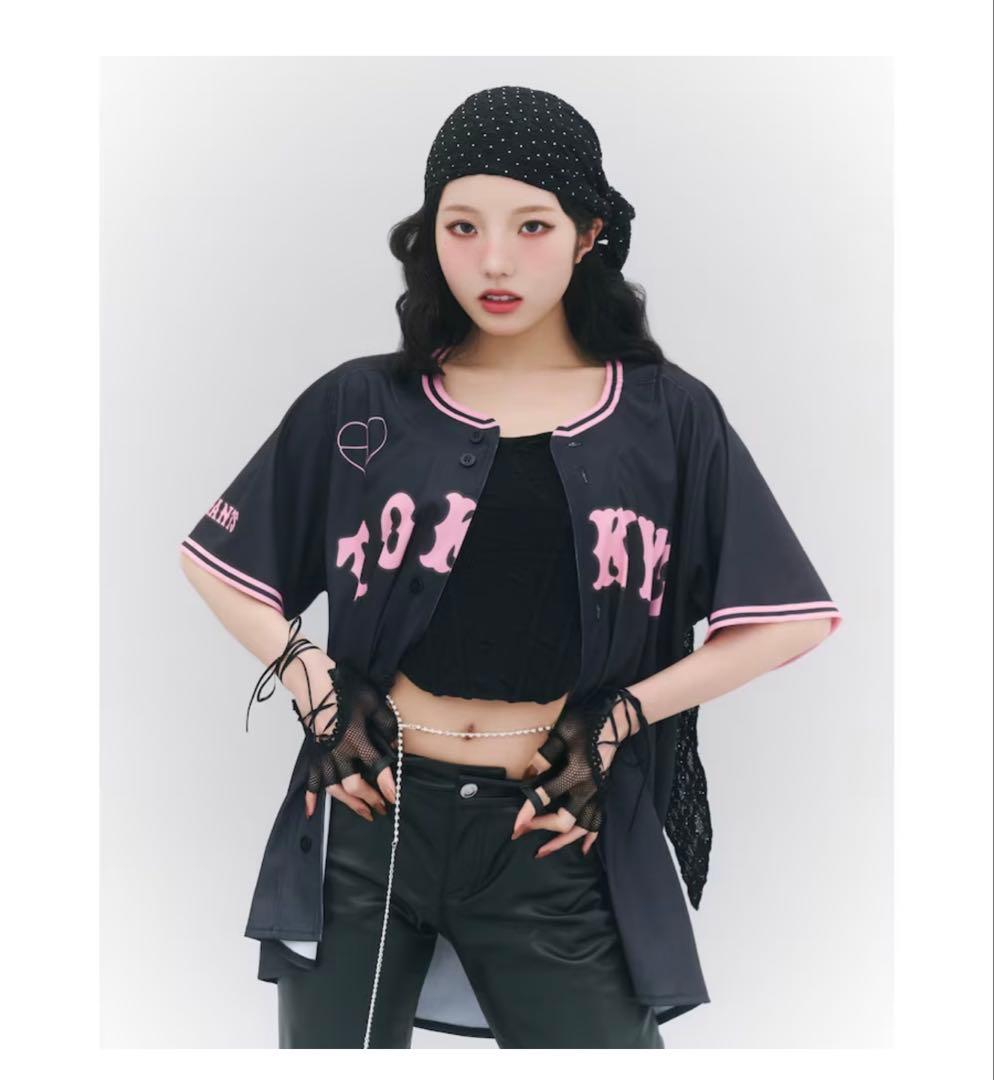 【会場渡し可】読売ジャイアンツ×BLACKPINK ブラック ユニホーム M