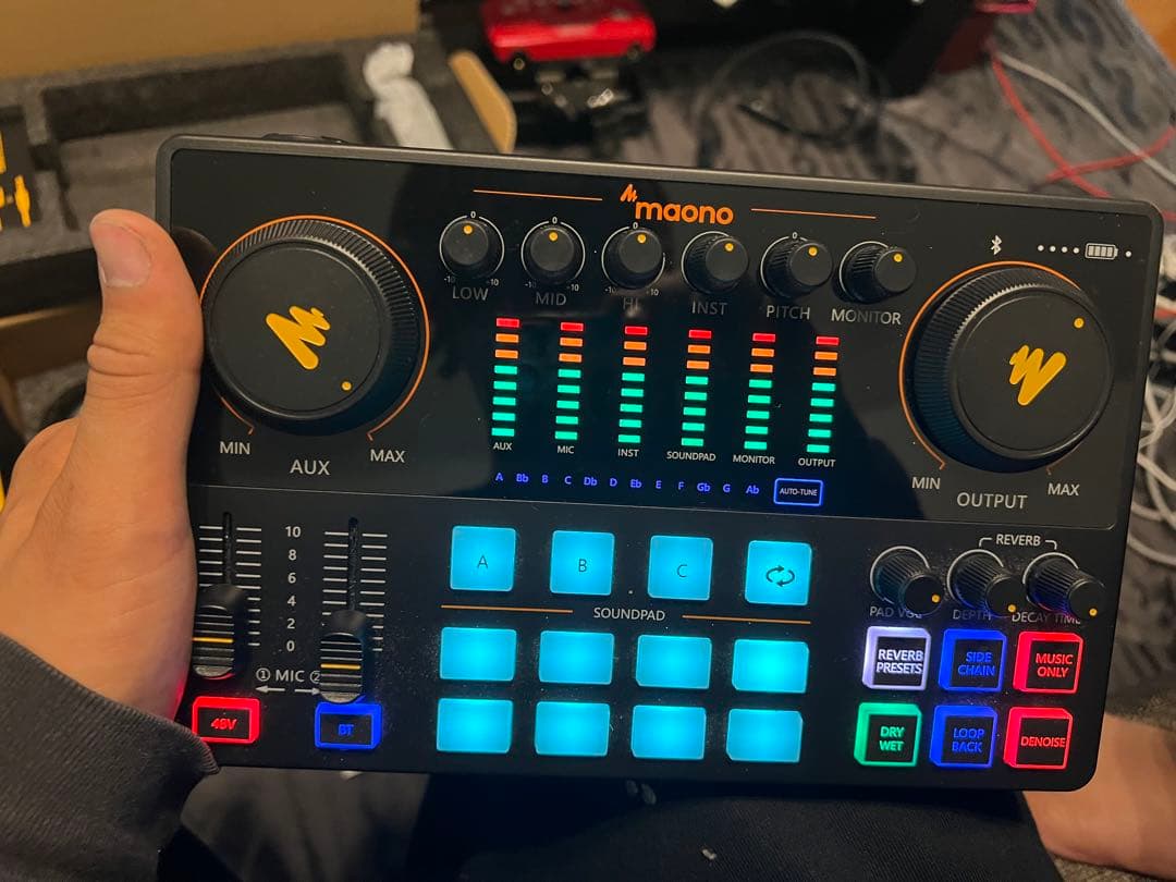 maono オーディオインターフェース マイク付き