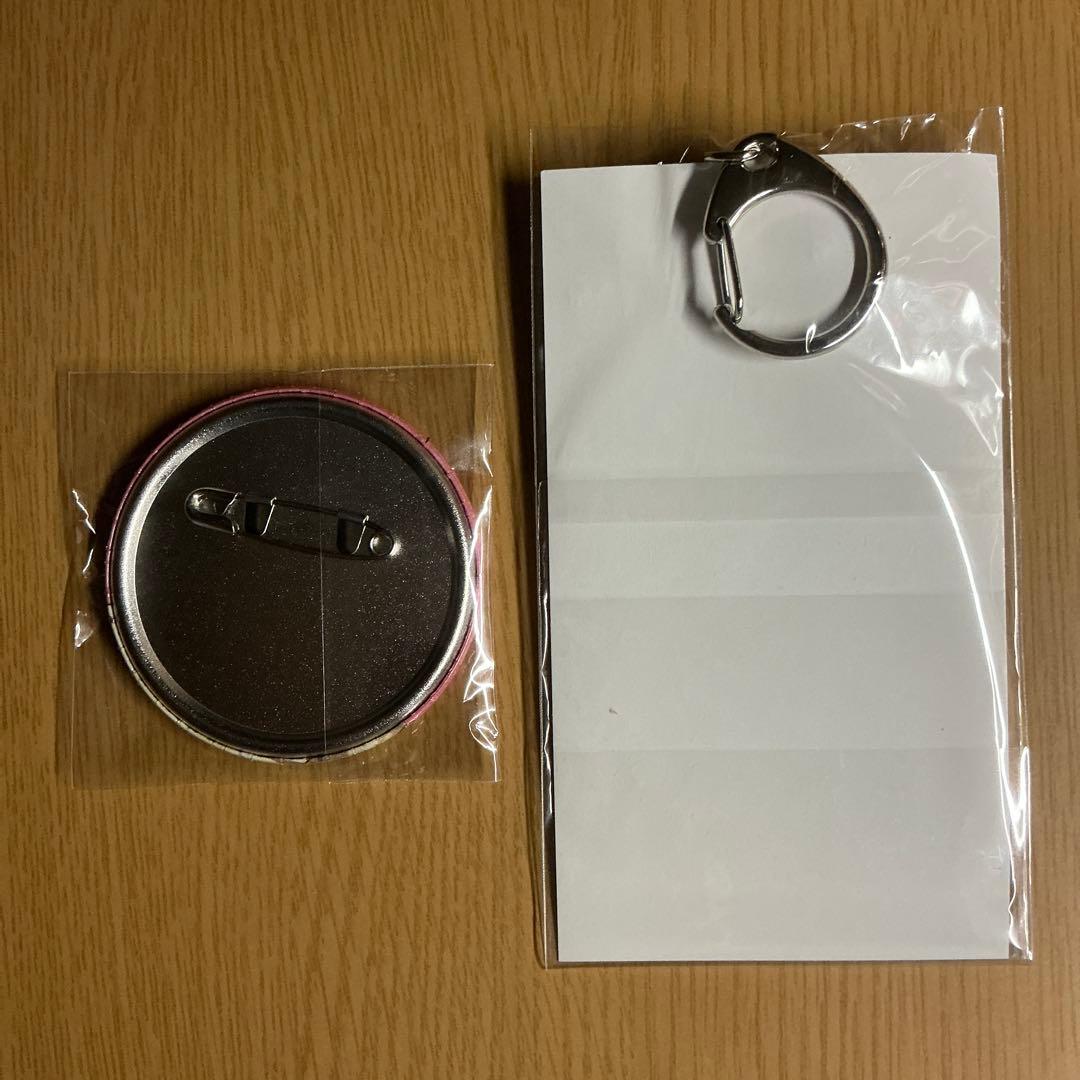 プロセカ SEKAI ALBUM 缶バッジ　アクリルキーホルダー　小豆沢こはね