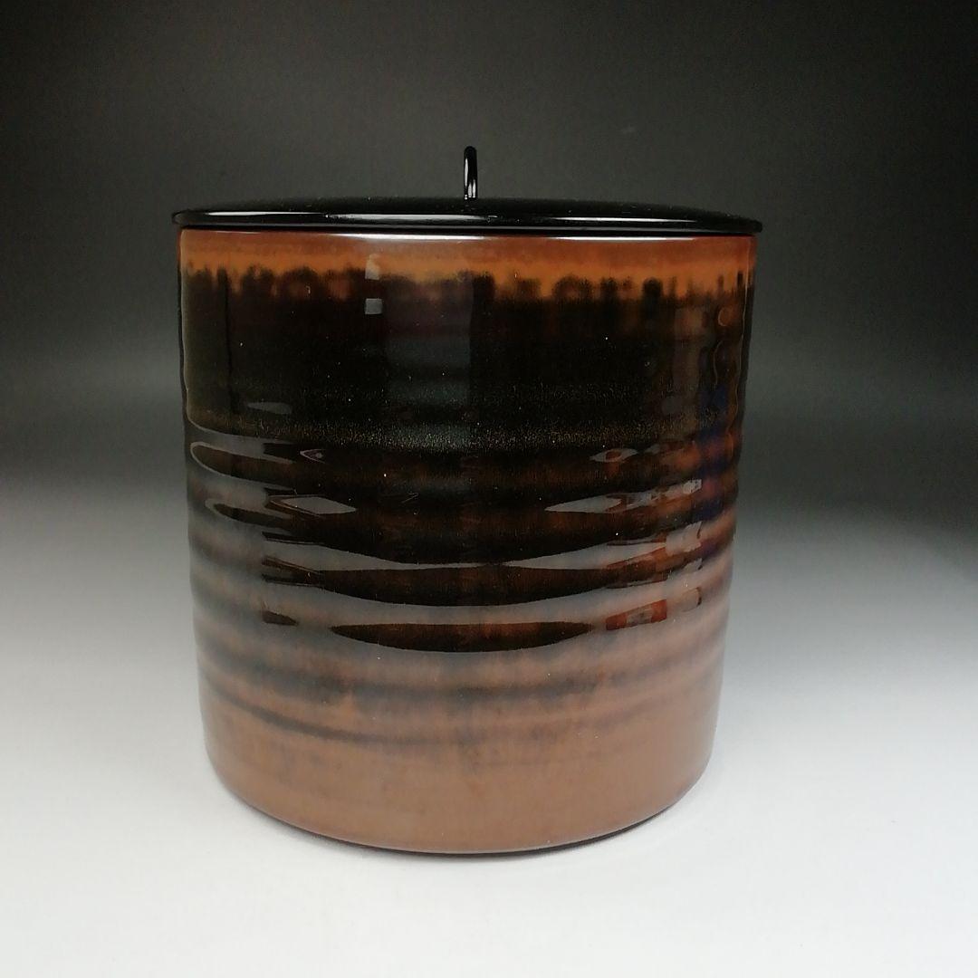 T842 水指 『古瀬戸 一重口 水指』『泉窯 加藤藤山 造』 共箱