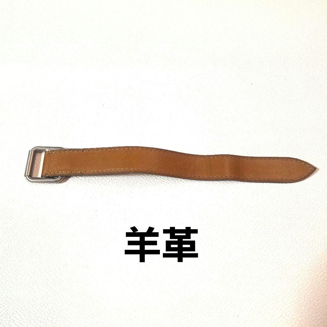 HERMES　マルジェラ期　キャメルヘア　アピベルト 【羊革】　巻きスカート