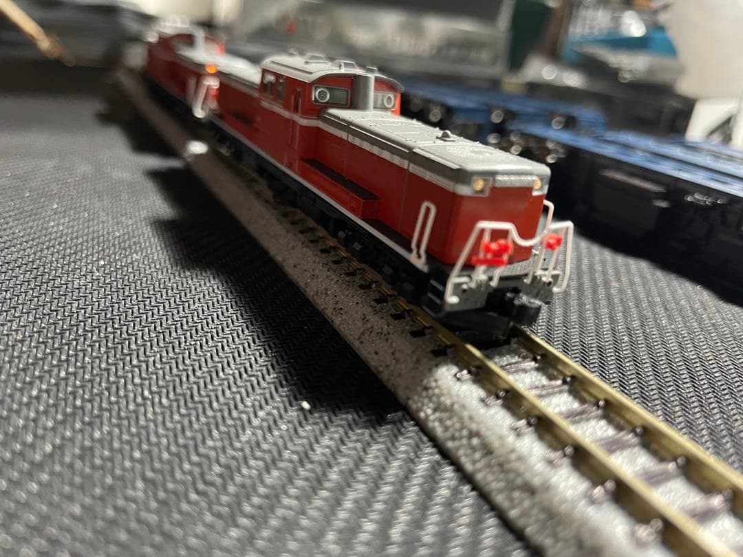 KATO夜行鈍行からまつ9両フルセット、DD51重連セット N）DD51 後期