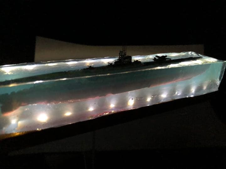 伊400 浮上せよ！ 潜水艦水没 ジオラマ - メルカリ