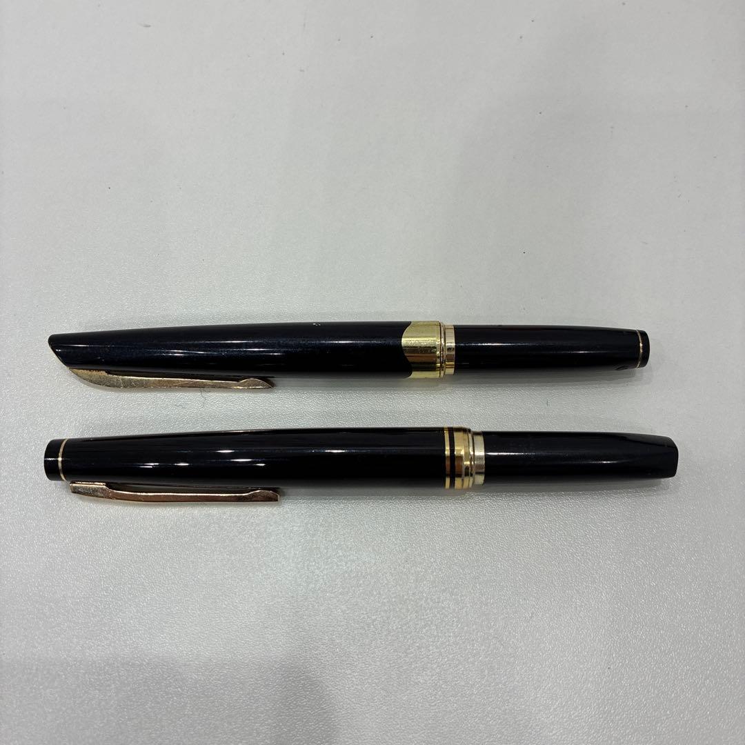 黒い万年筆 ペン先18金 セーラー万年筆 特殊ペン先 万年筆 長刀研ぎ 細字/中細/中字/太字 10