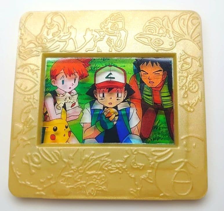 Meiji ポケモン ピクチャーフレーム サトシ カスミ タケシ ピカチュウ
