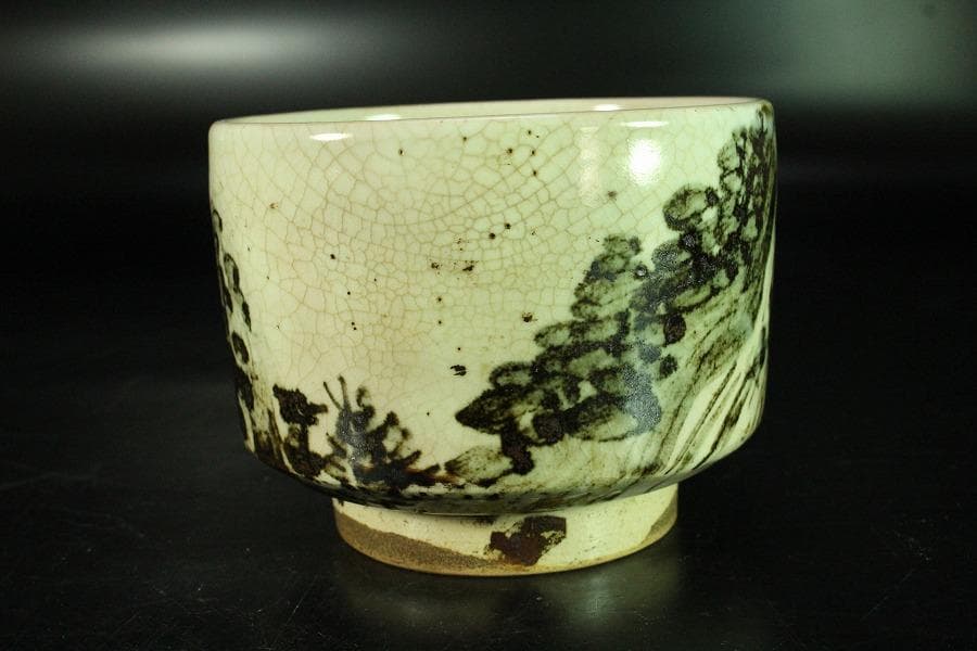 茶道具 乾山造 鉄絵 筒碗 時代物(K-XA875) - メルカリ