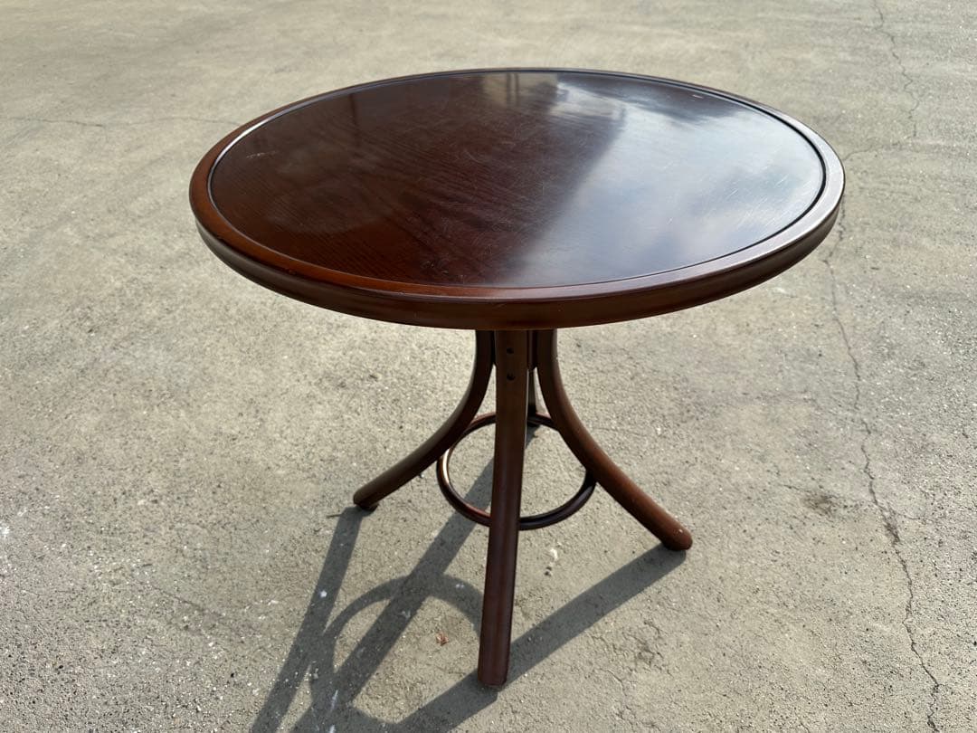 大塚家具 秋田木工 ダイニングテーブル（丸）「T-130」 ナラ材／ブナ