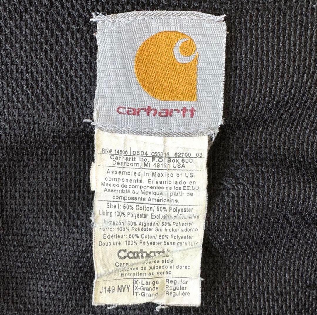 Carhartt カーハート　XL プルオーバー　フーディ　パーカー　ロゴ刺繍