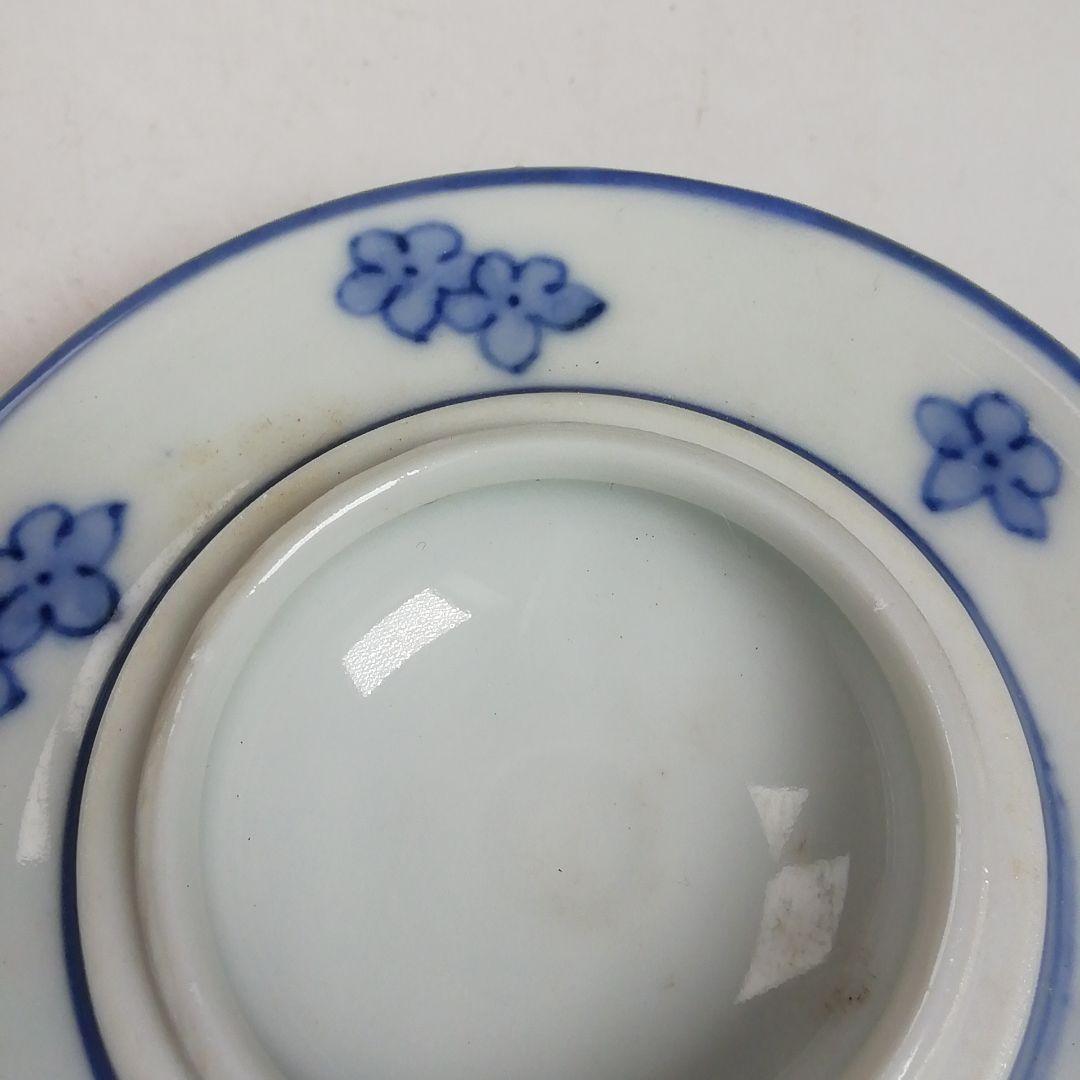 T958 香合 『染付 引臼』『高野昭阿弥 造』 共箱 茶道具