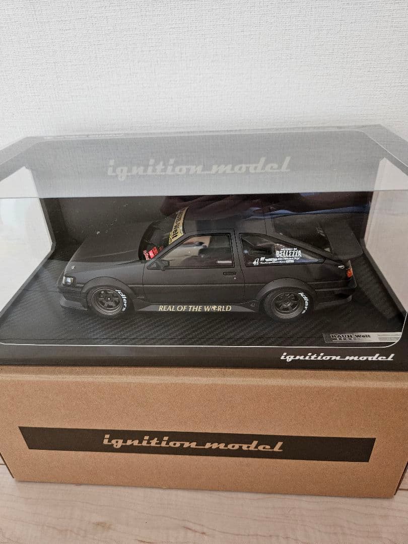 ミニカー ignitionmodel RWB AE86 Matte Black 1/18