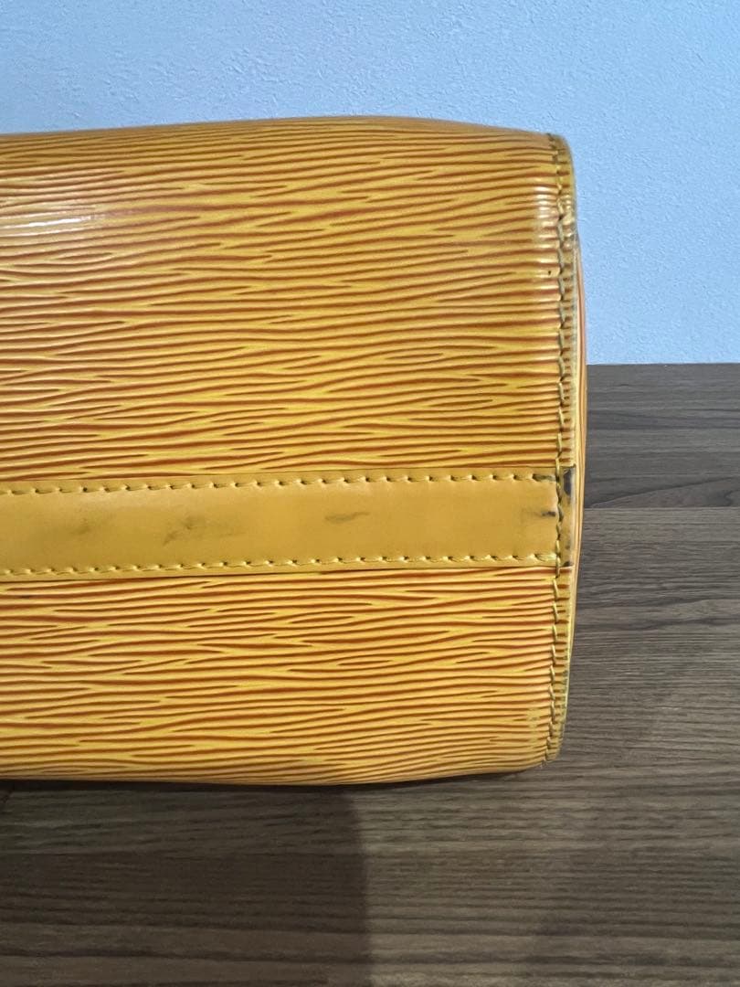 ルイヴィトン エピ スピーディ25 タッシリイエロー ハンドバッグ 正規品