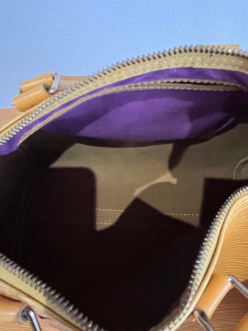 ルイヴィトン エピ スピーディ25 タッシリイエロー ハンドバッグ 正規品