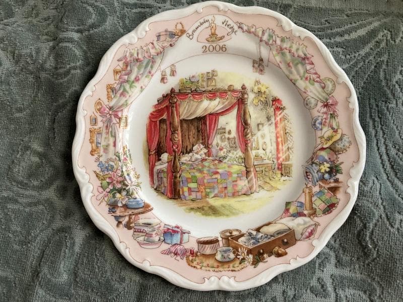 ブランブリーヘッジ スプリング オーバル 壁掛けプレート レア 未発売