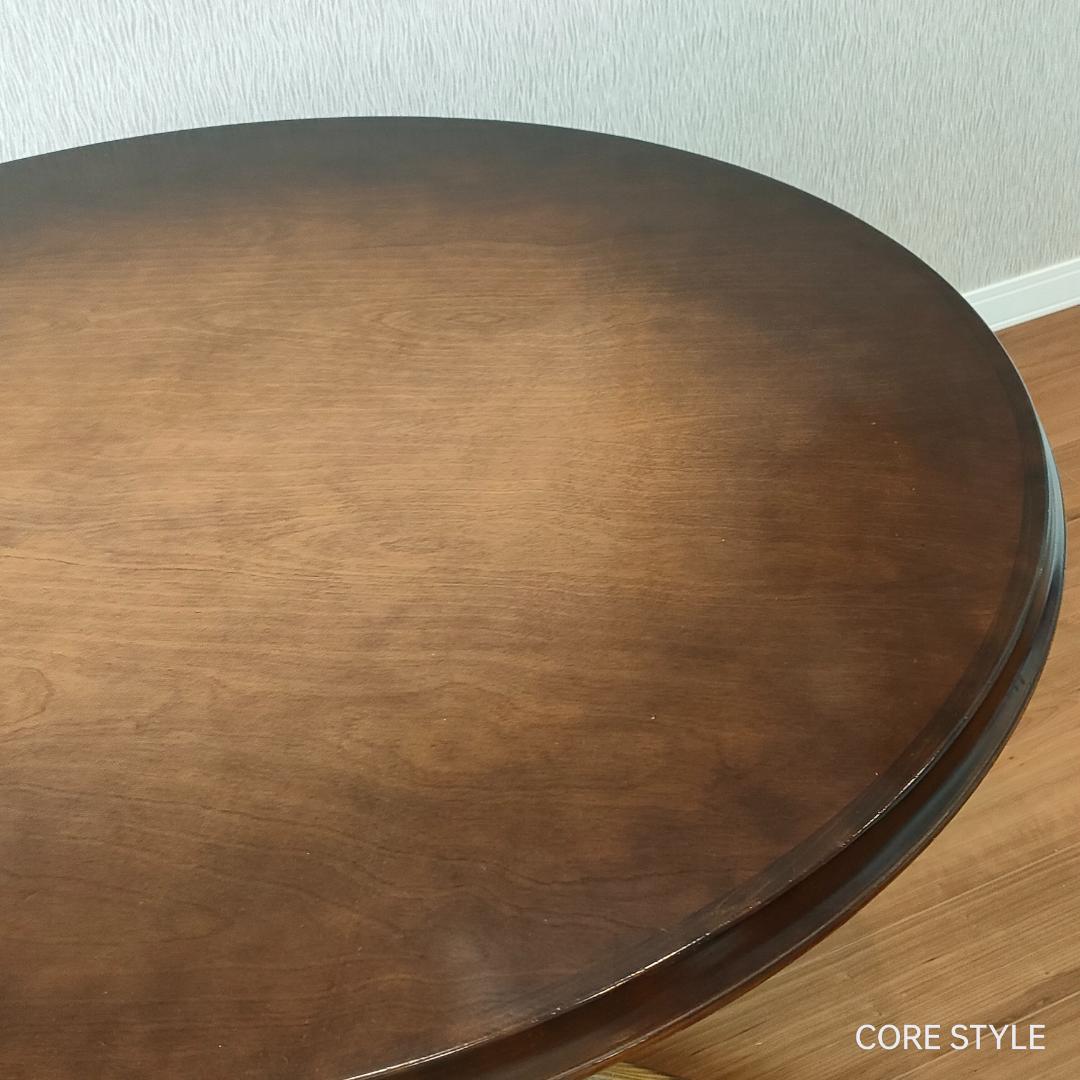 飛騨産業　キツツキ　ラウンドテーブル　ダイニングテーブル　A92