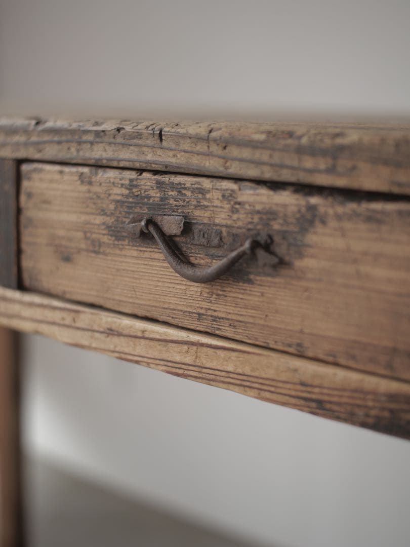 机　展示台　作業台　テーブル　台　古家具　古道具　アンティーク　昭和レトロ