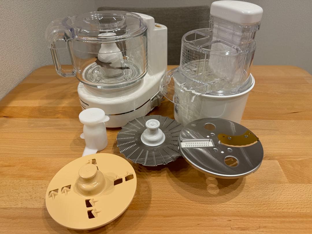 Panasonic フードプロセッサー MK-K81 ホワイト 付属品多数 極美品