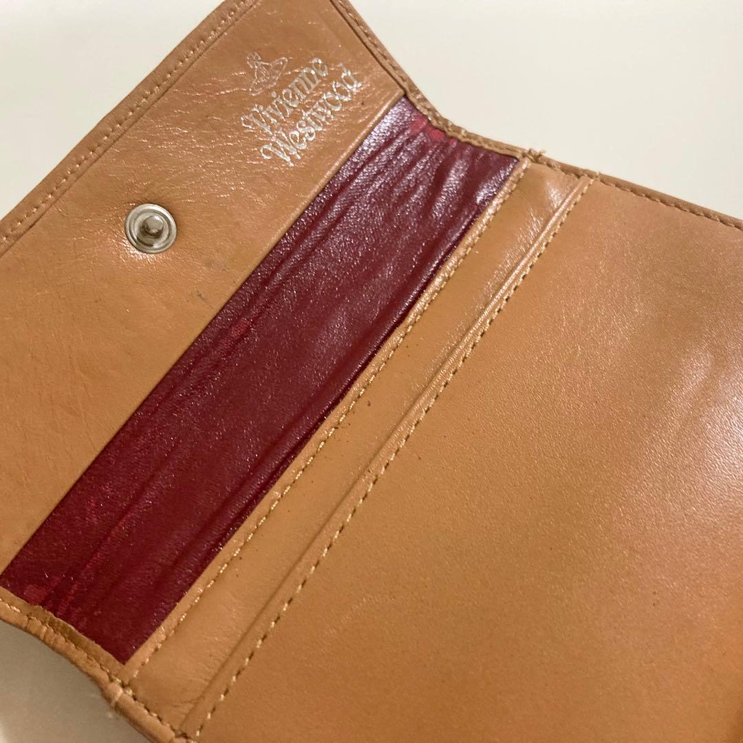 Vivienne Westwood ボーンモチーフ 編み込み二つ折り財布