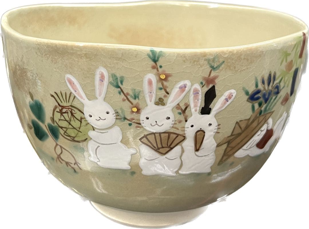 茶碗 うさぎの五節句 抹茶碗 茶道具
