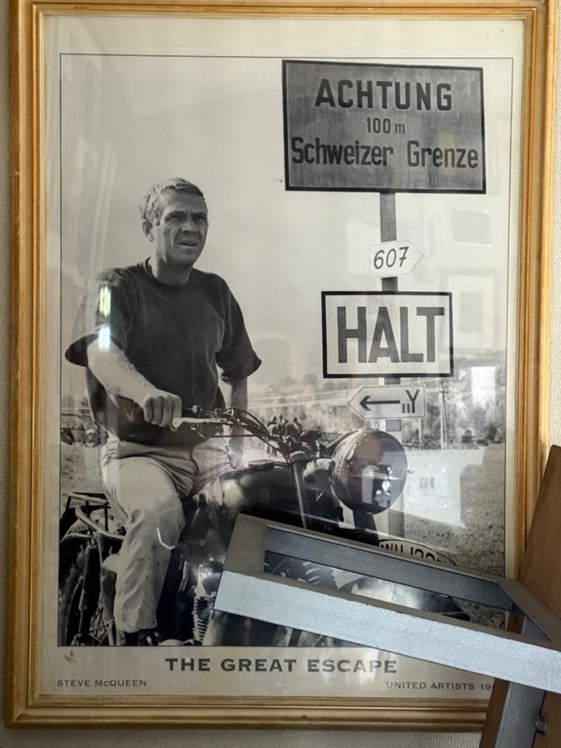 スティーブマックイーンポスター 特別額装品/スティーブマックィーン