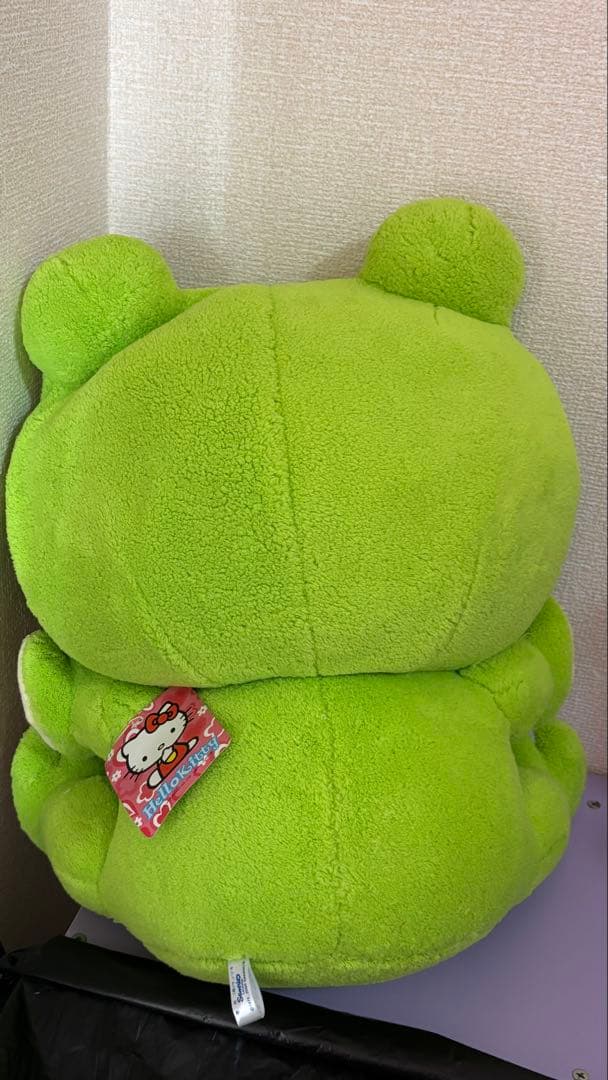 ハローキティ　変身　カエル　Lサイズ ぬいぐるみ