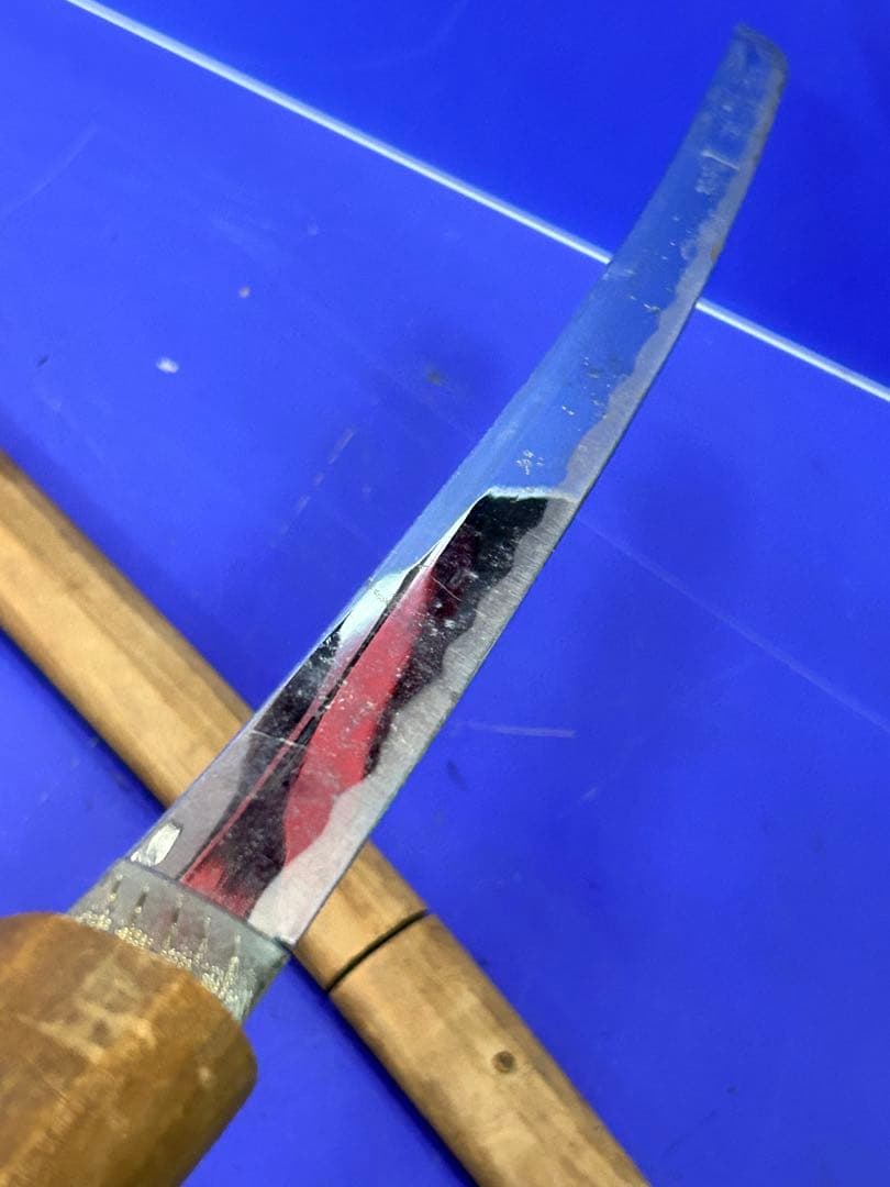 T）当時物 日本刀 拵入り 太刀 脇差 白鞘 2本セット 美術刀剣 模造刀