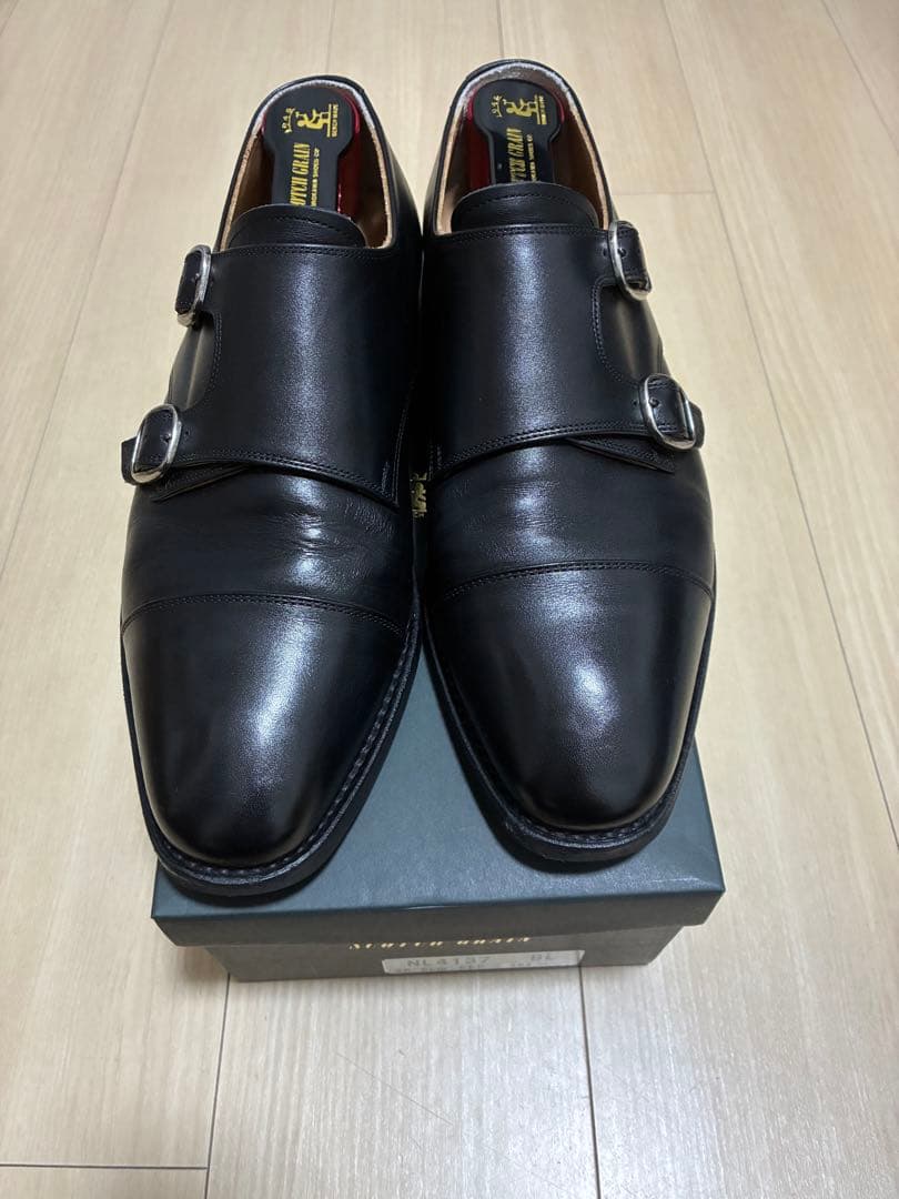 【どっくんさま専用】 SCOTCH GRAIN ダブルモンクストラップシューズ