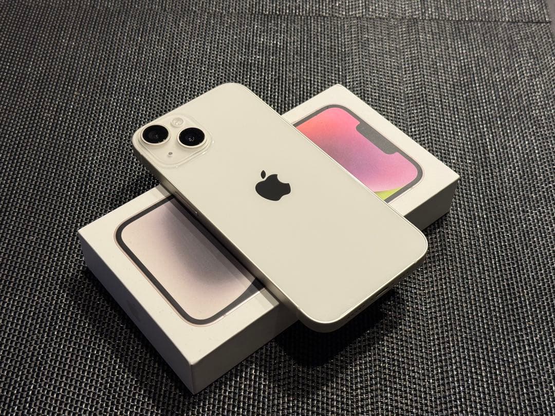 iPhone 14 128GB スターライト SIM フリー 80% iPhone 14 Plus 128GB - スターライト（SIMフリー）[整備済製品