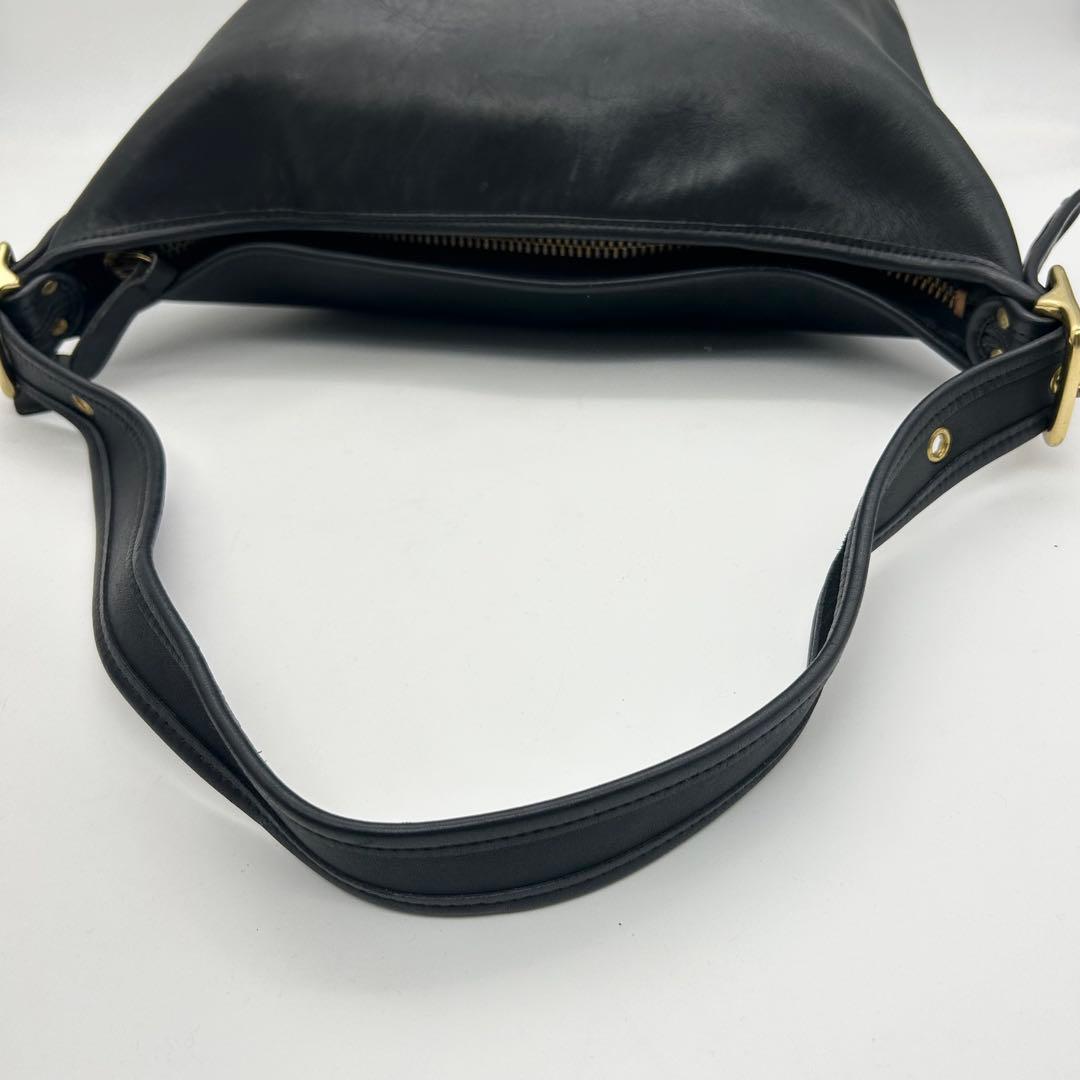 バッグ Old Coach Shoulder Bucket Bag Black Y2k