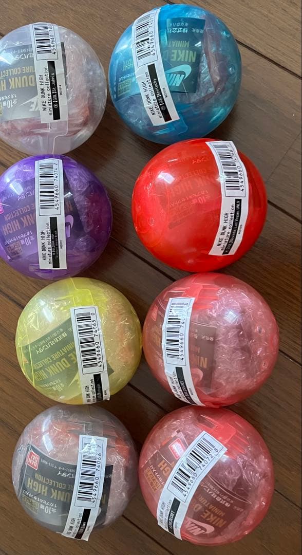 NIKE DUNK HIGH スニーカーガチャ バンダイ 8個 未開封