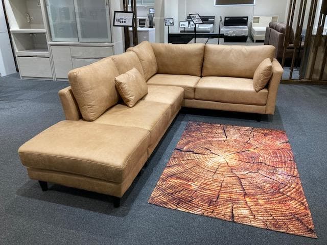 コーナーソファ　カウチソファー　レイアウトフリー　レザーファブリック　新品