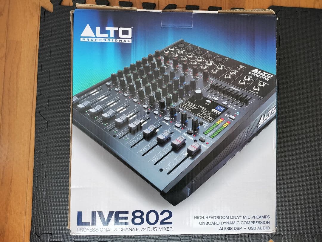 ALTO LIVE802 アナログミキサー 8チャンネル