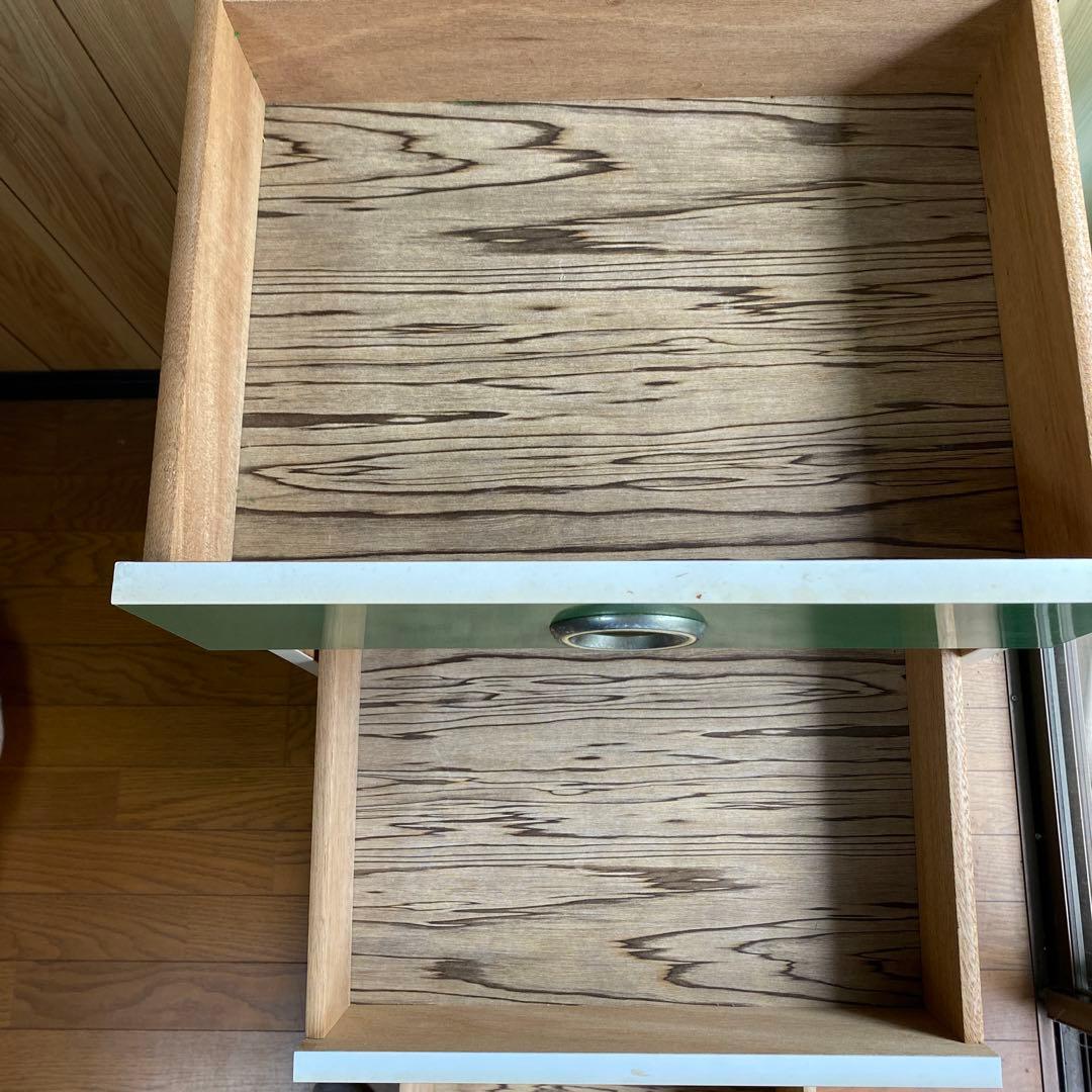 【早い者勝ち‼️】5段　チェスト レトロポップ 昭和レトロ 緑 当時物